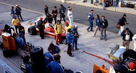 Ferrari Pits before US GP at Watkins Glen in 1978