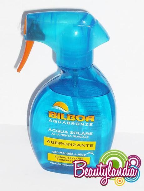 BILBOA - Spray Solare SPF15 Carrot, AquaBronze alla Menta Glaciale, DocciaBronze all'arancia amara -