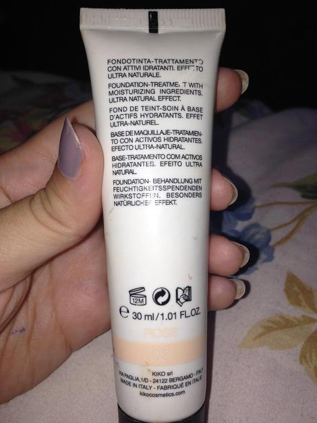 Mini Recensione BB Cream SPF 15 Kiko