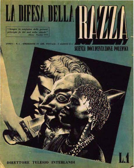 Il 5 agosto del 1938, sul primo numero della rivista “La Difesa della Razza”, viene pubblicato, dopo l’entrata in vigore delle Leggi razziali fasciste il “Manifesto della Razza”