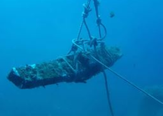 Archeologia subacquea a Porto Torres. Trovata sul fondale un’ancora del III a.C