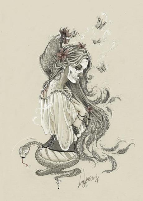 DARE UN VOLTO ALLA LEGGENDA: LE ILLUSTRAZIONI DI LORENA ASSISI Mamam Brigitte - Lorena Assisi