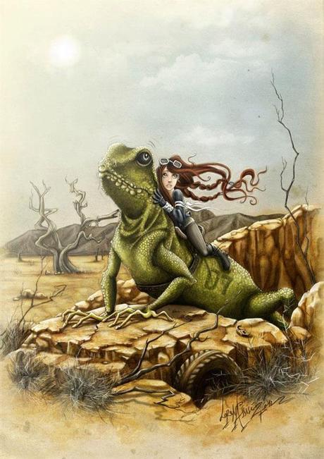 DARE UN VOLTO ALLA LEGGENDA: LE ILLUSTRAZIONI DI LORENA ASSISI Lizard King - Lorena Assisi
