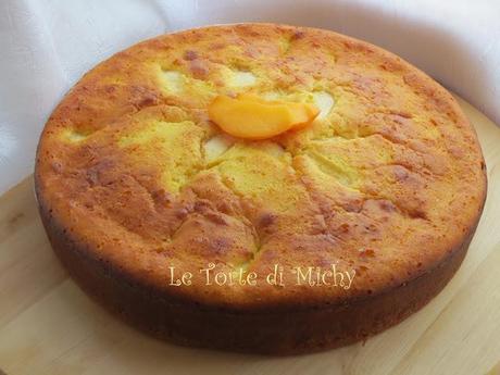 Torta light allo yogurt e pesche