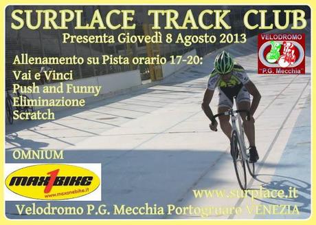 GIOVEDI' 8 AGOSTO appuntamento in PISTA