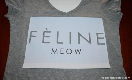 DIY: FELINE TEE