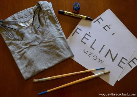 DIY: FELINE TEE