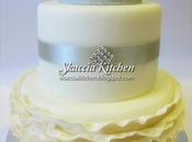 Silver Wedding Anniversary Cake