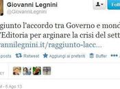 Intesa sugli Interventi Sostegno dell’Editoria