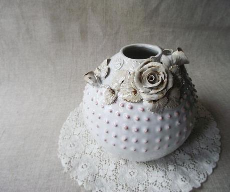 vaso con rose  - L'Officina Sonia Girotto