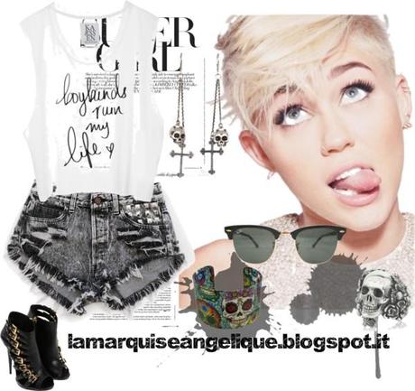 Miley Cyrus Style - Fashion Outfit by A.