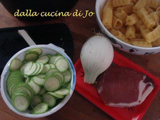 Festonati con lonzino e zucchine novelle