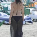 Monica Guerritore con il marito Nicola Zaccaria a Forte dei Marmi 08