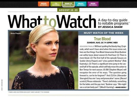 Spoilers da EW Sul Finale Della Stagione 6 Di True Blood