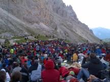 Vinicio Capossela e Psarantonis al Rifugio Vajolet