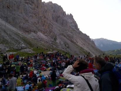 Vinicio Capossela e Psarantonis al Rifugio Vajolet