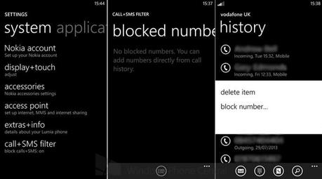 BLOCCARE SMS E CHIAMATE DA UN NUMERO SU NOKIA LUMIA