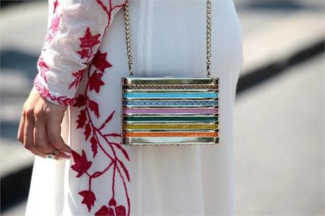 Street style: Bags from Milan and Paris fashion weeks June 2013.