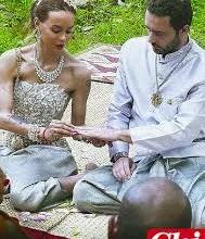 Nina Moric si è sposata con rito buddista