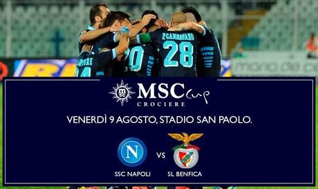 Calcio, MSC Crociere Cup: Napoli-Benfica stasera al San Paolo e in diretta tv (solo in pay per view) su Sky e Mediaset Premium