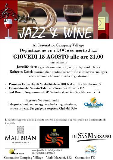 Jazz & Wine: Ferragosto tra vino e musica a Cesenatico