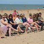 Belgio, la curiosa coreografia sulla spiaggia di Ostenda11