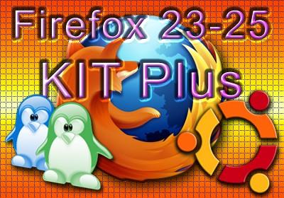 Firefox 23 KIT Plus Linux e Ubuntu