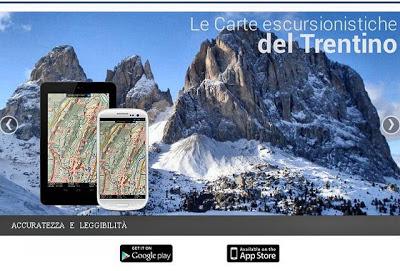 APP CARTE ESCURSIONISTICHE TRENTINO