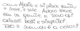 Analisi grafologica: la larghezza nella scrittura