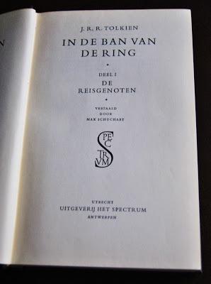 In de Ban van de Ring, prima edizione olandese del 1956... sbagliata!