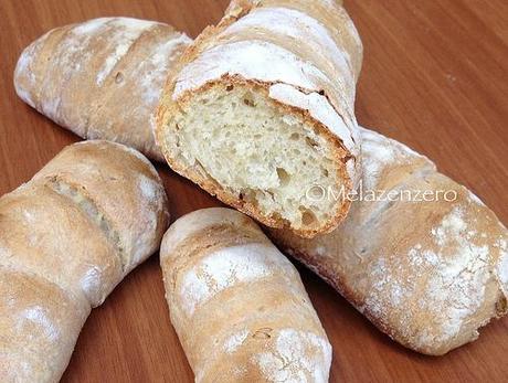 Pane di semola e farina 0 con lievito madre