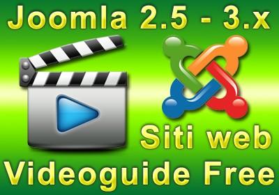 Guide Joomla con videoguide free per creare siti web dinamici