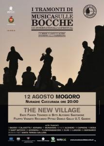 The New Village live al Nuraghe Cuccurada per “Tramonti di Musica”, 12 agosto, Mogoro