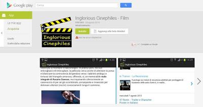 Inglorious Cinephiles sbarca su Google play