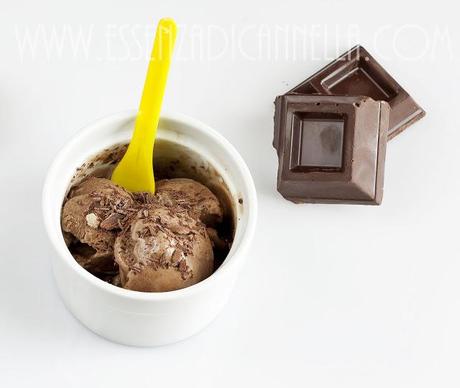 Gelato al cioccolato senza gelatiera