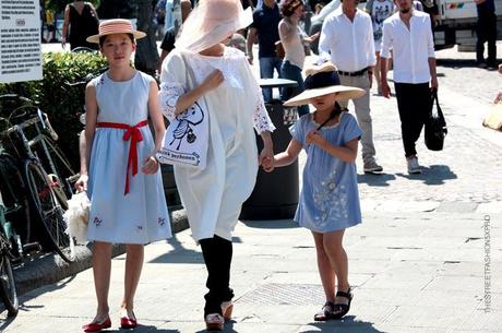 In the Street...Celeste / Baby Blue, Florence, Milan & Paris