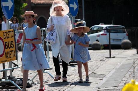 In the Street...Celeste / Baby Blue, Florence, Milan & Paris