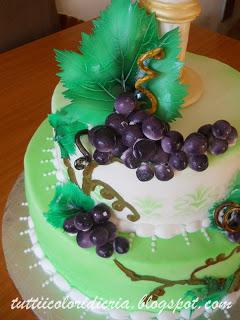 Cake uva e calice sacerdotale