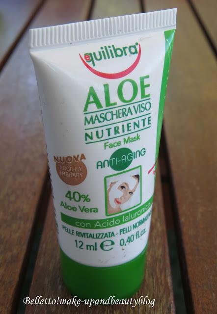Equilibra: quattro reviews per quattro prodotti! latte doposole Aloe vera, Crio gel cellulite, Aloe dermo-gel multiattivo e maschera nutriente e purificante