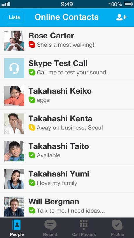Skype per iOS si aggiorna con importanti novità