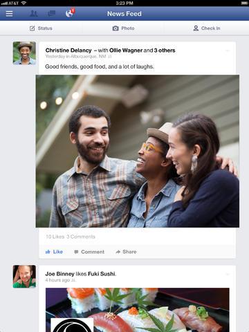 Facebook per iOS si aggiorna con importanti novità