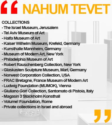 Giacomo Guidi Arte Contemporanea - Nahum Tevet