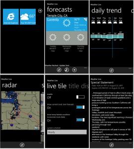 Il meteo che non vi aspettavate con la Live Tile!