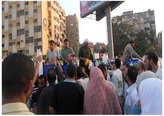 Visita al sit in di Rabaa el Adaweya