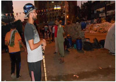 Visita al sit in di Rabaa el Adaweya