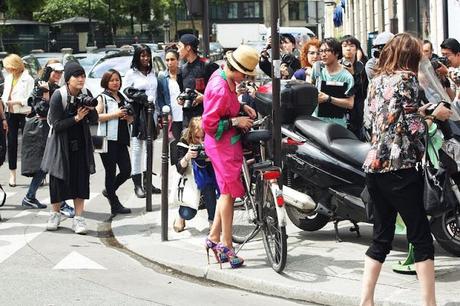 Metti la bicicletta d'estate in città