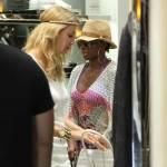 Mary J. Blige, la regina dell'hip hop fa shopping a Porto Cervo col marito07