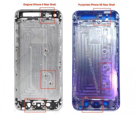 Novità nei componenti dell’iPhone 5s in alcune immagini