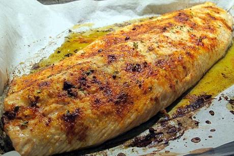 Salmone al Berberè di Gianni