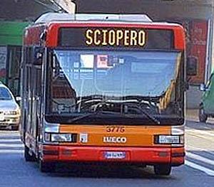 sciopero bus roma